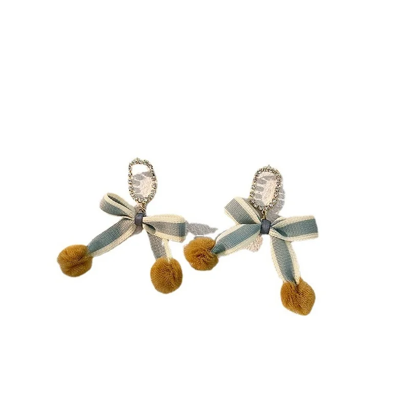 

Minar INS Fashion Multiple Yellow Color Flowers Drop Earrings for Women Arcylic Resin Sunflower Bowknot Geometric Earrings Gift