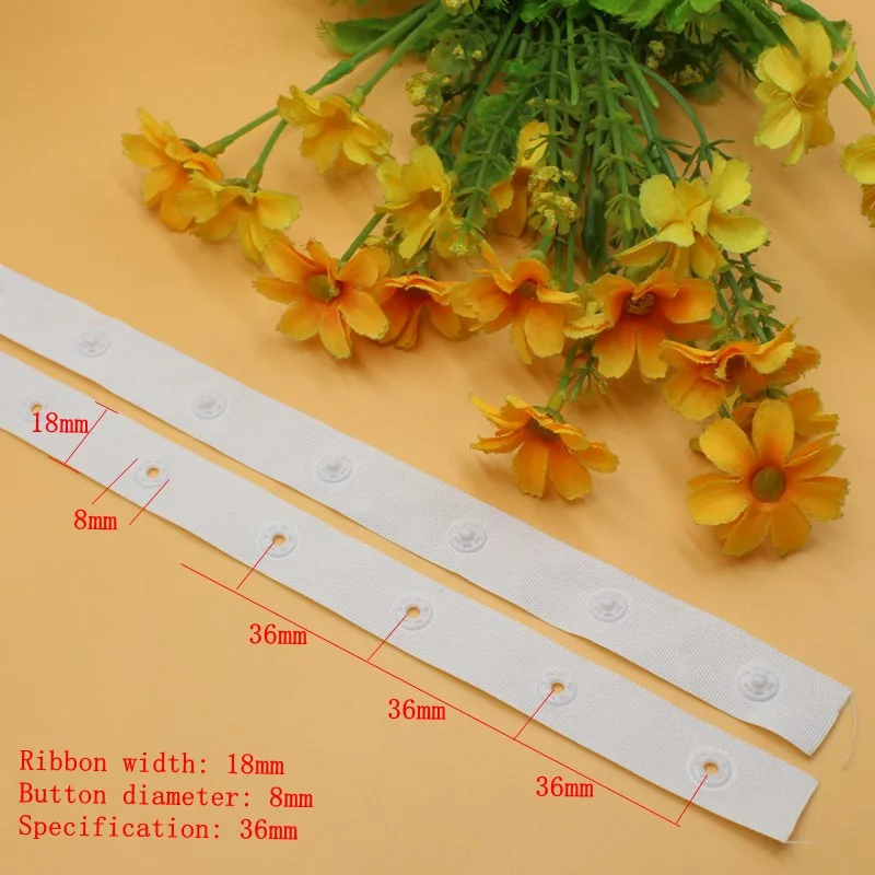 2/5 ярдов/партия белые или черные кнопки для скрапбукинга детской одежды | Дом и