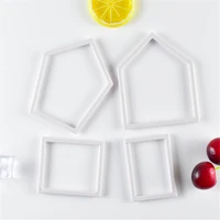 christmas house cookies cutter mold biscuit cake embossing sugarcraft dessert baking printing stamp tools