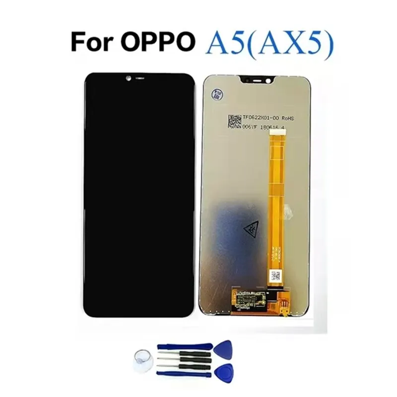 ЖК-дисплей для Oppo A5 (AX5) сменный экран дигитайзер в сборе сенсорная панель модуль |