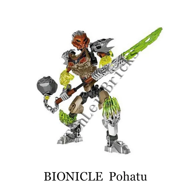 610-2 BIONICLE Mask Maker VS Skull Grinder Биохимический Воин Строительный блок Набор роботов Модель Кирпичи совместим с 70795 детские игрушки - Цвет: 610-2
