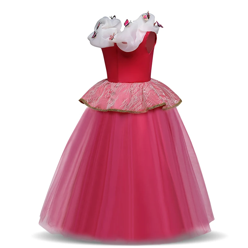 Фэнтези Принцесса Платье для выпускного вечера девочек ботинки Маскарадного