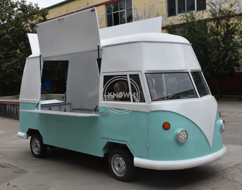 Винтажная тележка для обеда еды трейлер передвижная продажи торговый автофургон