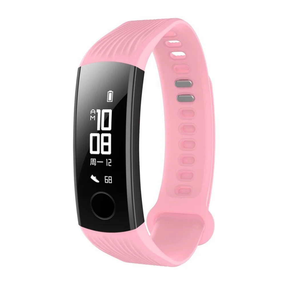 Сменный силиконовый регулируемый наручный ремешок для умного браслета Huawei Honor