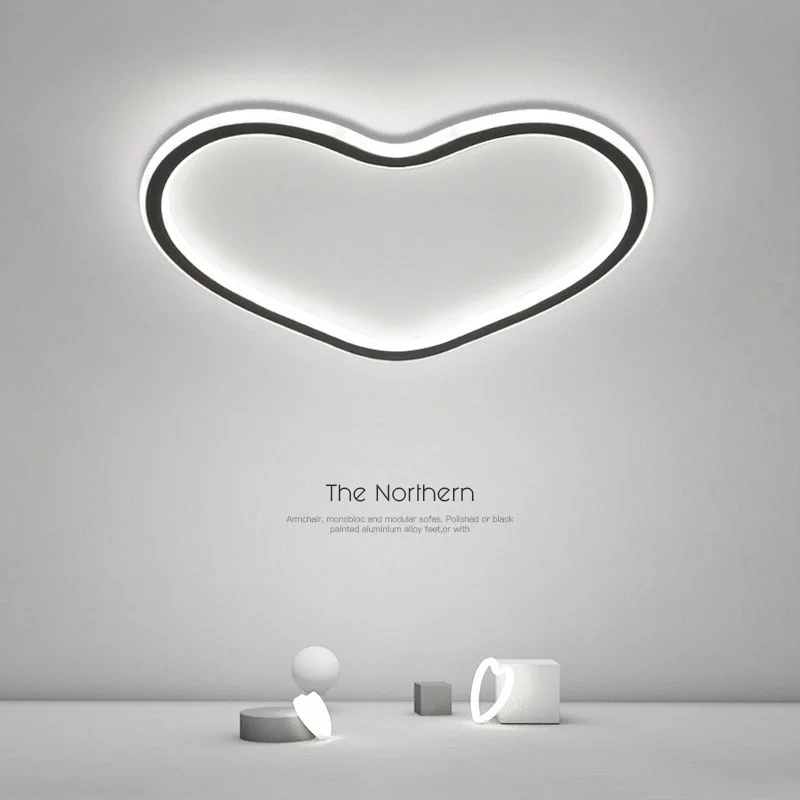 

Five pointed star led ceiling lamp modern simple creative bedroom lamp Nordic boys and girls children's room lamps aluminum