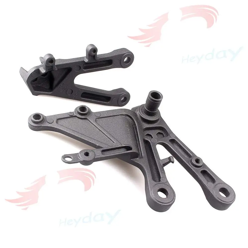 Black Front Set Foot Peg Assembly Rearset Bracket For Honda CBR1000RR 2004-2007 04 05 06 07 | Автомобили и мотоциклы
