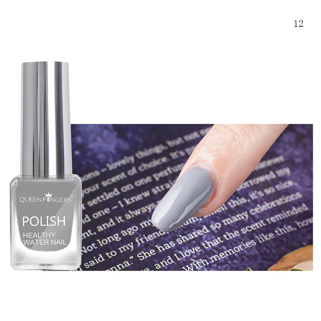 25 цветов Отшелушивающий лак для ногтей Vernis Ongle Lakiery Hybrydowe на водной основе чистый телесный серебряный цвет Лак Блеск для ногтей H7