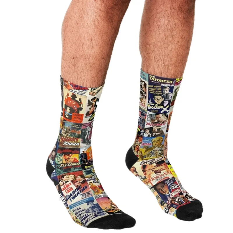 

2021 Funny Socks Men harajuku Hooty owl house Printed Happy hip hop Men Socks Novelty Skateboard Crew Casual Crazy Socks