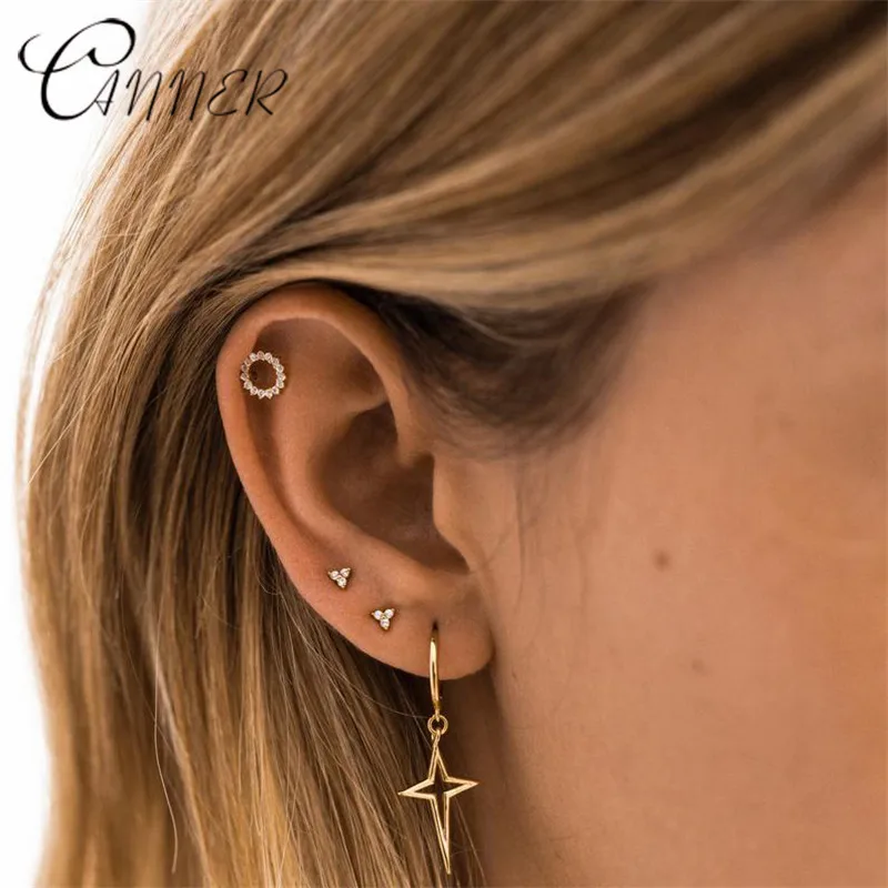 CANNER изысканные полые фотообои для женской гиперботы серьги подвески в форме