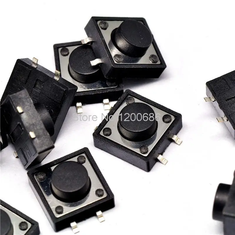 

12 * 12 * 6MM touch switch patch 4 feet imported shrapnel button switch