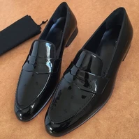 men pu leather fashion shoes low heel dress shoes vintage classic male casual luxury loafers shoes zapatos de hombre yk411