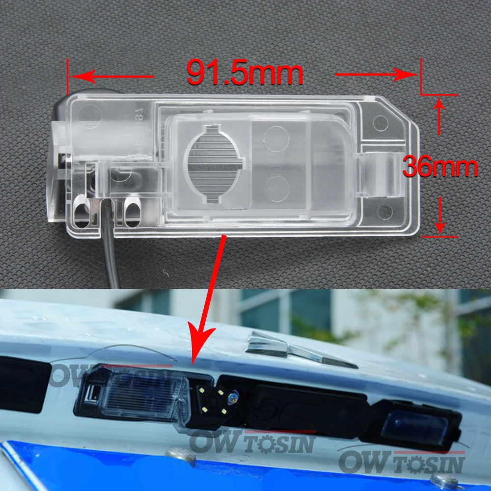 Камера заднего вида с фиксированной или динамической траекторией для Mitsubishi Outlander