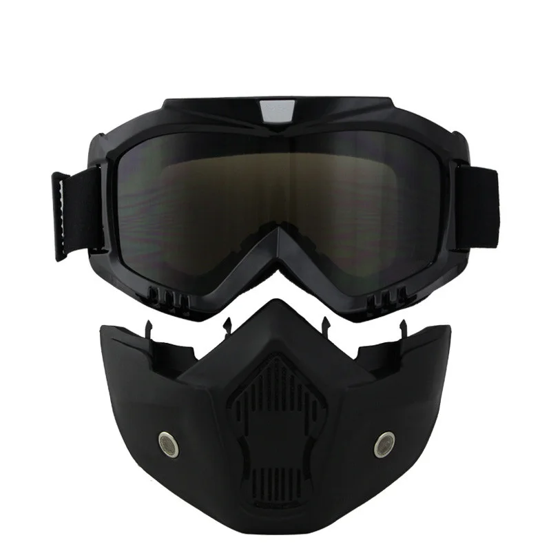 

The new most popular and removable modem Sunglasses mask and motorcycle muzzle motorcycle helmet helmet helmet helmet glasses