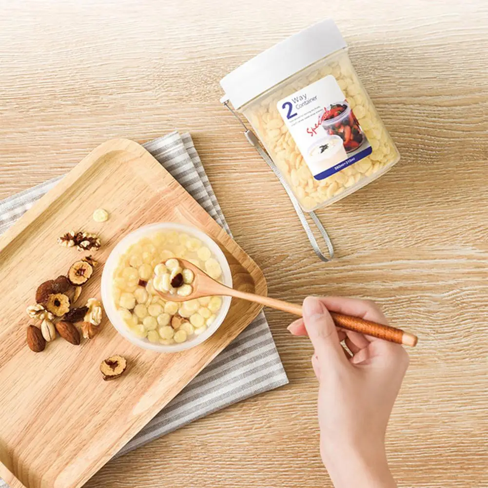 Двухслойный герметичный контейнер для хранения прозрачный свежих продуктов со