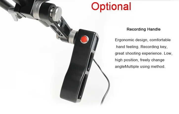 accessory handle ASXMOV-Scorpion плечевой держатель видео стабилизатор Матовая коробка DSLR камера установка для sony A7R2/A7S2/A72 для Panasonic GH5/GH4 - Цвет: accessory handle