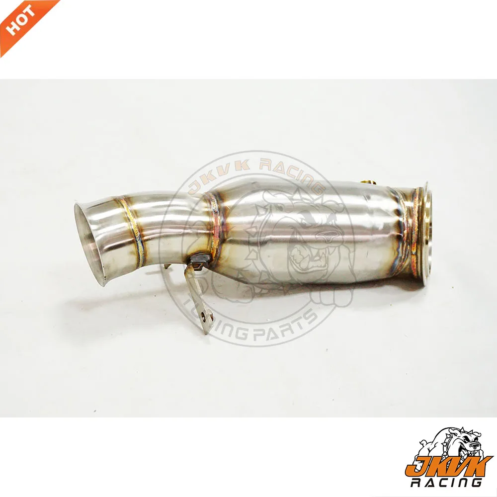 JKVK RACING 200Cell Cat Downpipe для N55 335I 2013 +/ F30 F20/ F22 M235i M235xi +/f87 M2 2016 +|Радиаторы и запчасти| |