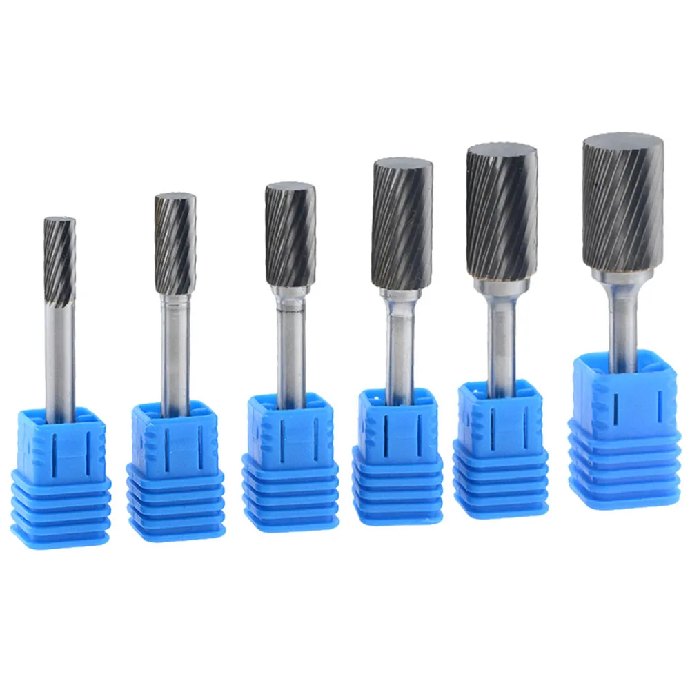 1 шт. однослотовый цилиндрический роторный файл карбида вольфрама Фрезерный