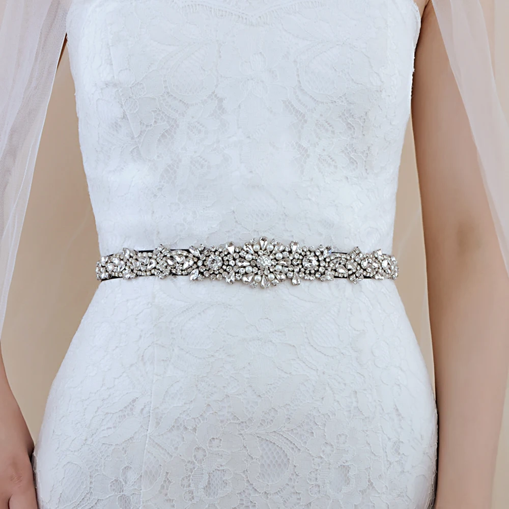 TRiXY S351 роскошные стразы пояс для невесты ленты с кристаллами свадьбы платья