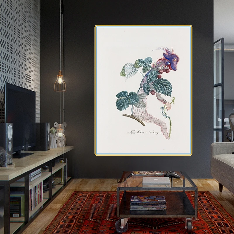 Сальвадор Дали оригинальная литограф цверали малиновый холст живопись маслом