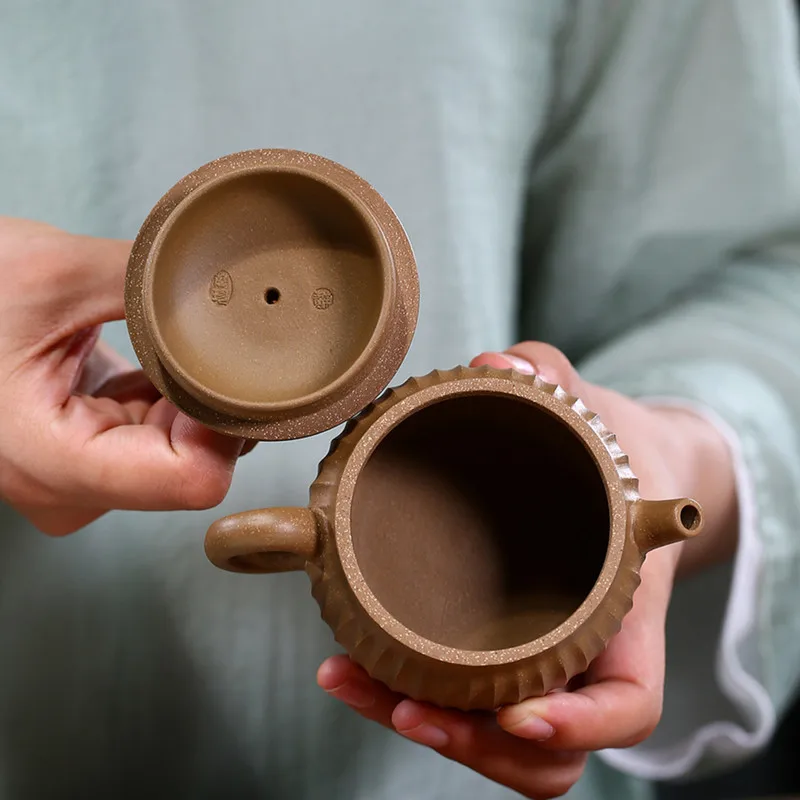 

150ml Yixing Purple Clay Teapots Master Handmade Tea Pot Raw ore Mud Beauty Kettle Chinese Zisha Tea Set Gifts Collection