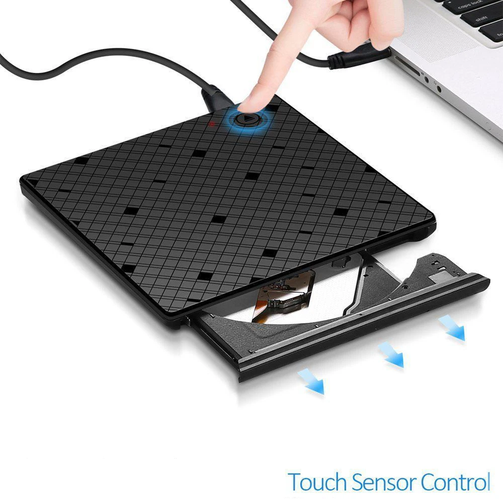 Внешний DVD ROM Оптический привод USB 3 0 CD ридер для ноутбука ПК MAC мобильный рекордер