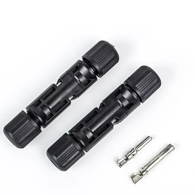 1 Set 16A 1 Pin 1000V  Solar Panel Connector Male And Female Plug Solar System Photovoltaic Harness Waterproof Socket