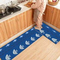 anti slip kitchen mat soft bedside area rug for living room bedroom bathroom toilet anti skid floor carpet blue entrance doormat