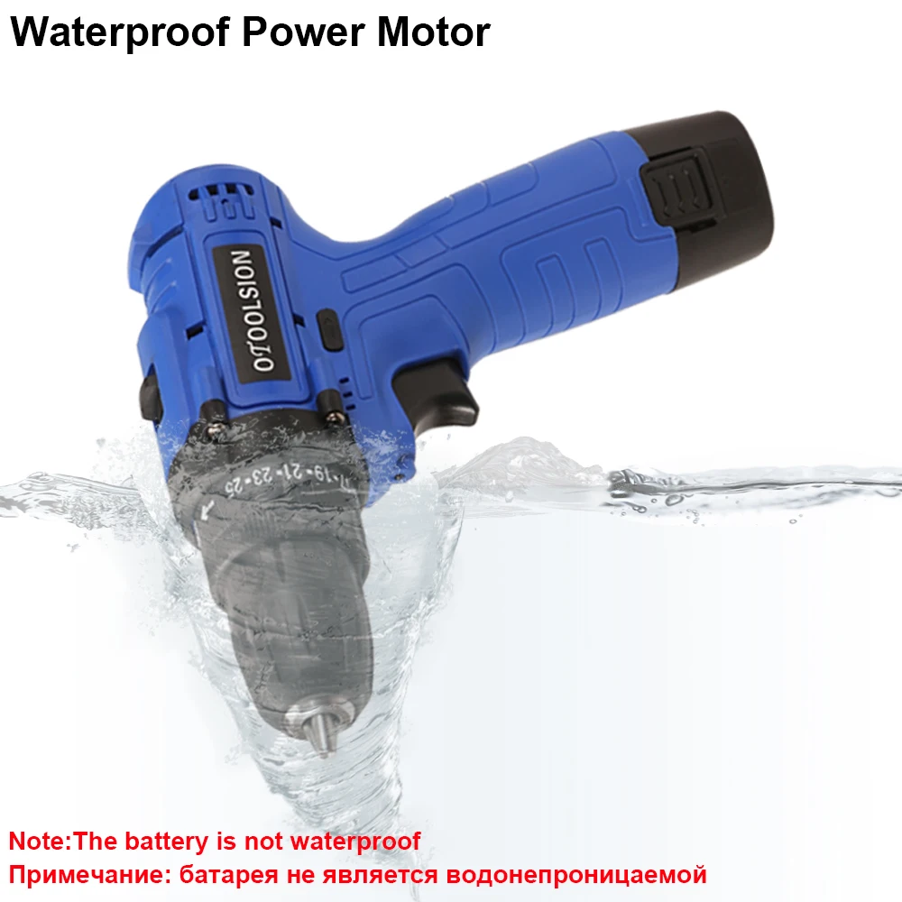 12 В Профессиональная беспроводная отвертка 2 скорости 1500 мАч электрическая Мини