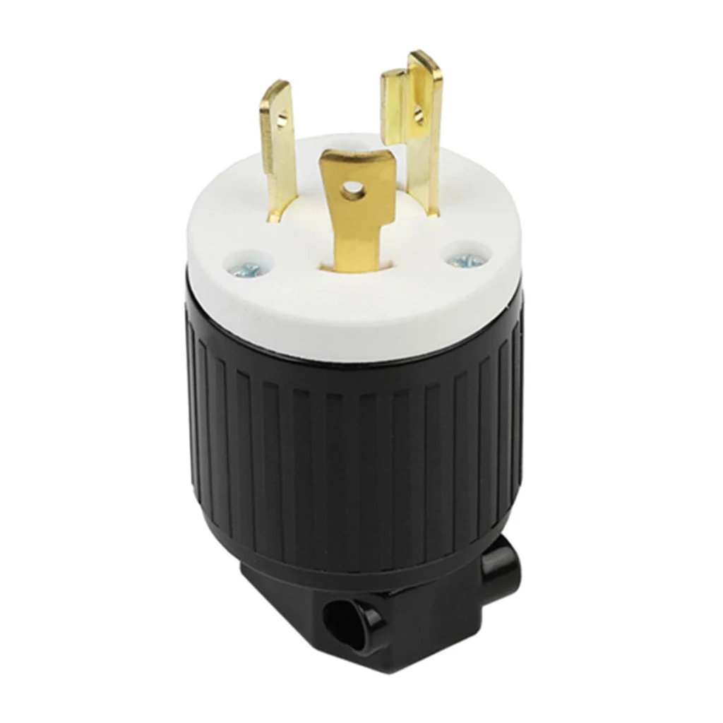 L5-20P 20-Amp 125 Vac 3 Pin Male Plug For Generator Cords NON-SLIP # | Автомобили и мотоциклы