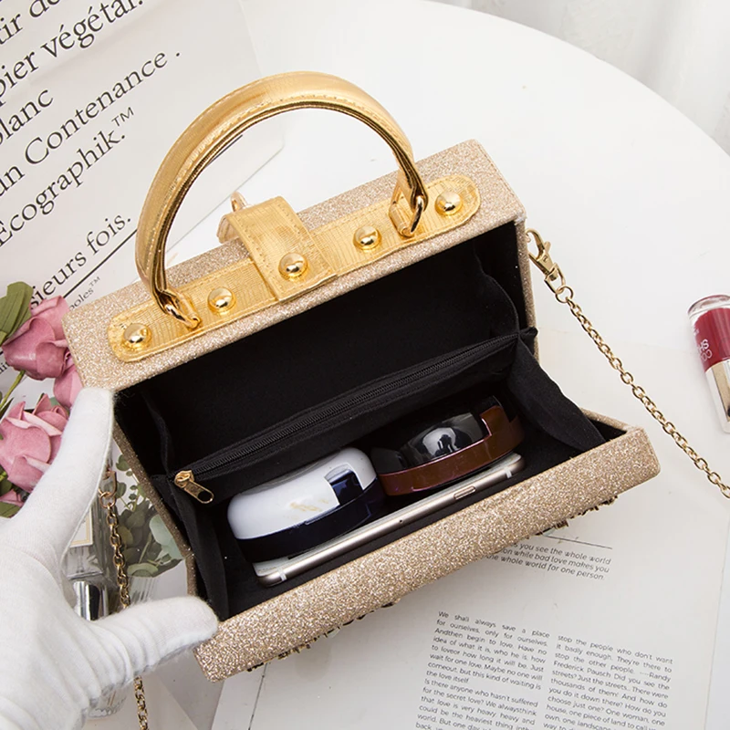 2019 Новая Винтажная коробка с замком сумочка вырезами цветочный дизайн