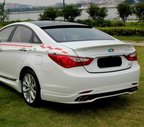 Спойлер на крышу для Sonata 2011-2014 Hyundai спойлер из АБС-пластика цветной задний