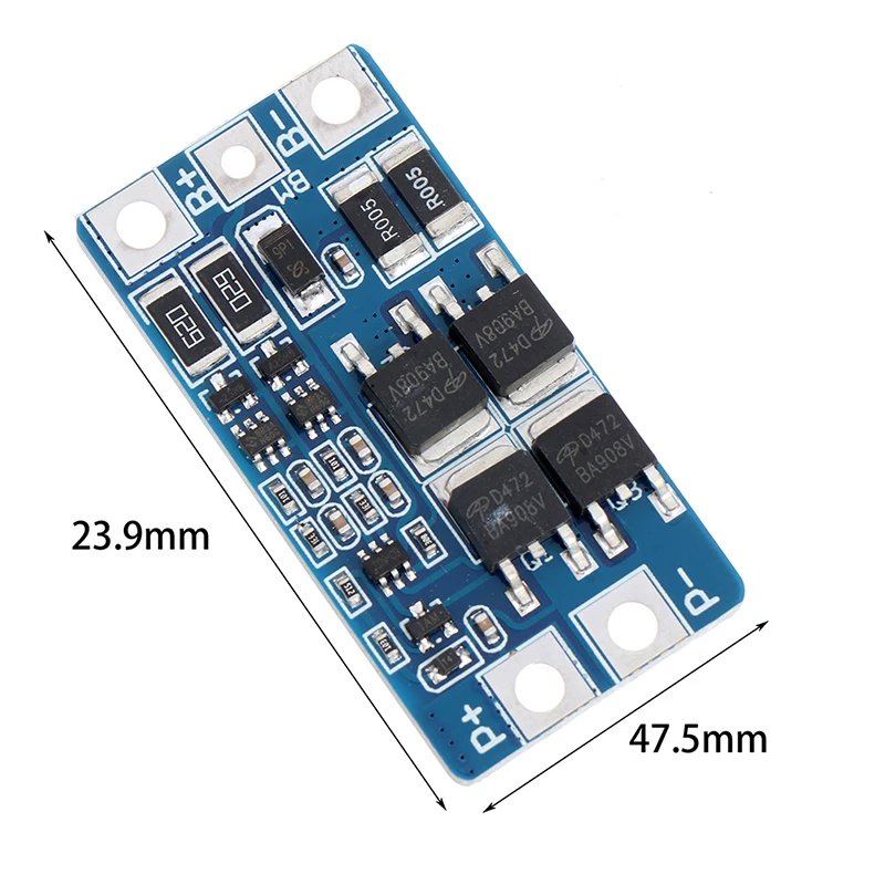 

New 2S 10A 7.4V 18650 Lithium Battery Protection Board 8.4V Balanced Protection Instrument And Accessories