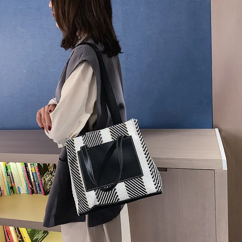 

Модные женские сумки, роскошная плетеная большая женская сумка-тоут, новинка 2021, женские сумки на плечо, дизайнерские женские сумки, нарядна...