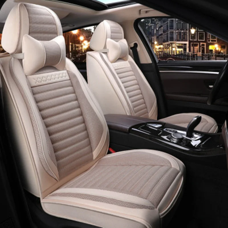 

Car seat four seasons universal full surround cushion cover fabric fiber Детали интерьера