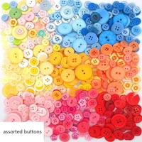 1000pcs assorted mixed resin buttons arts crafts card making scrapbooking sewing 9 25mm brightchritsmaspastelprimary mix