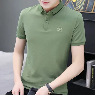 

Men's short sleeve t-shirt summer trend handsome casual half sleeve 3656