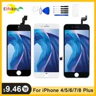 OEM AAA +++ ЖК-дисплей для iPhone 5 5C 5S SE 3D сенсорный экран Замена для iPhone 5 6 6S 7 8 Plus без битых пикселей + закаленное стекло
