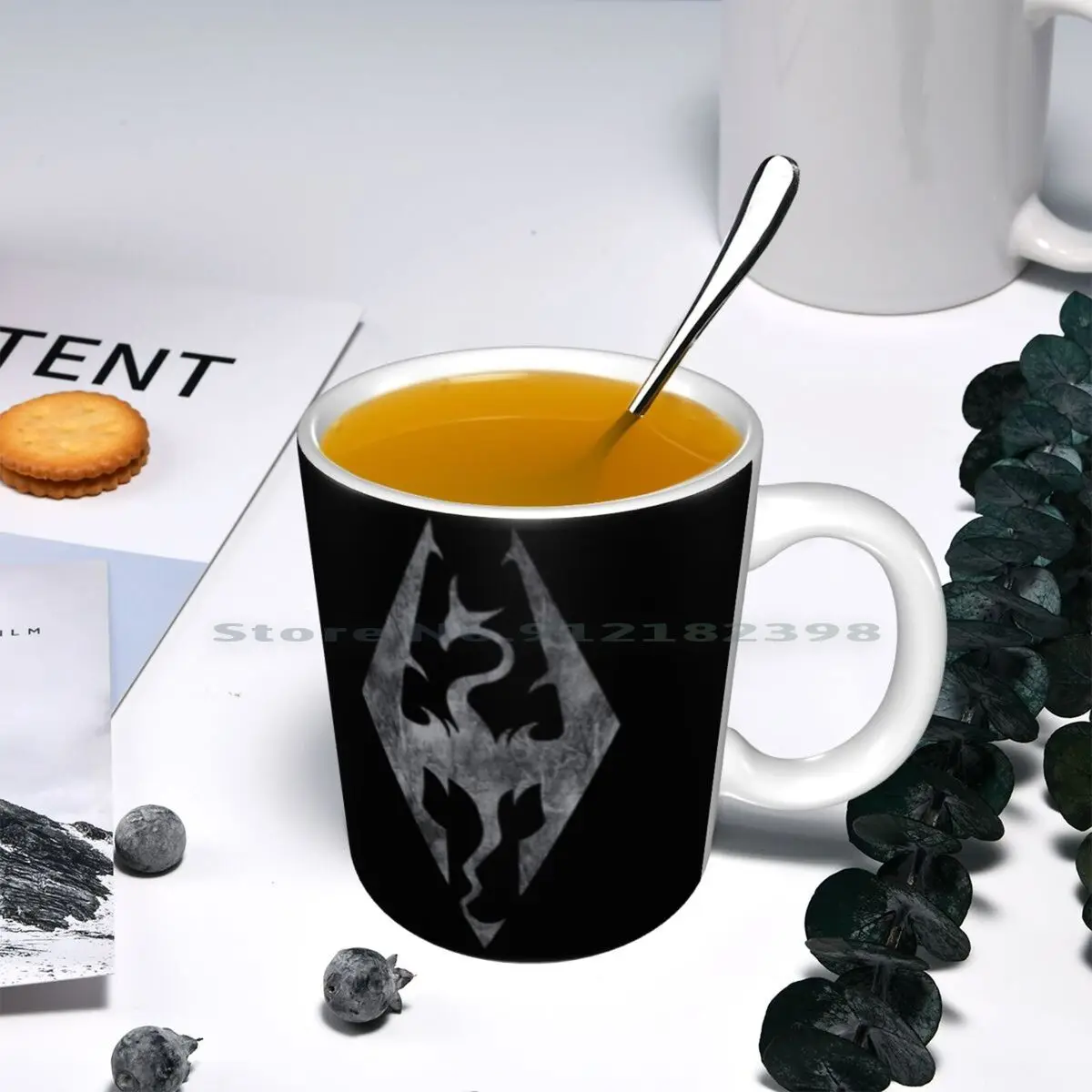 Керамические кружки Skyrim кофейные чашки Кружка для молока и чая дракон Dragonborn Dovakiin