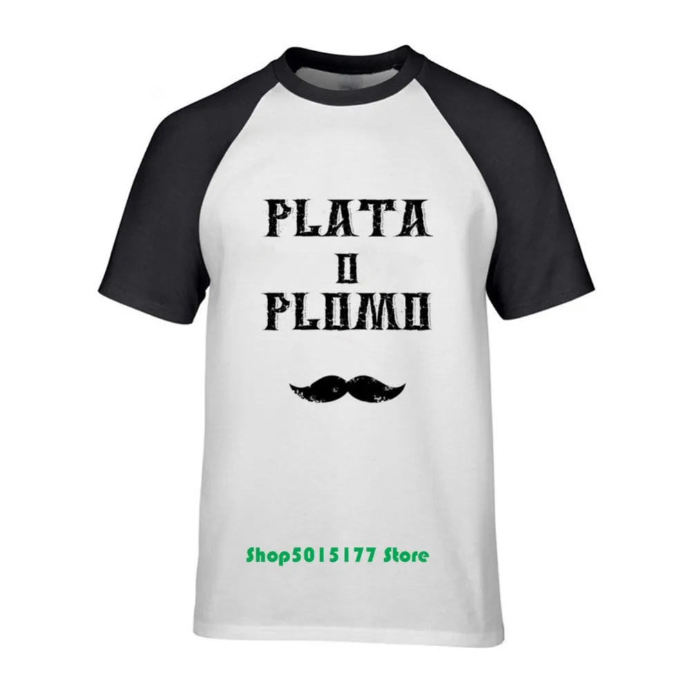 Новый дизайн небольшой бороды плата о Пломо футболки Для мужчин Pablo футболка Escobar