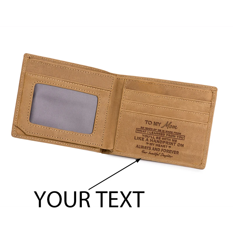 Кошелек с зажимом для денег настраиваемый текстовый кошелек мужские и женские