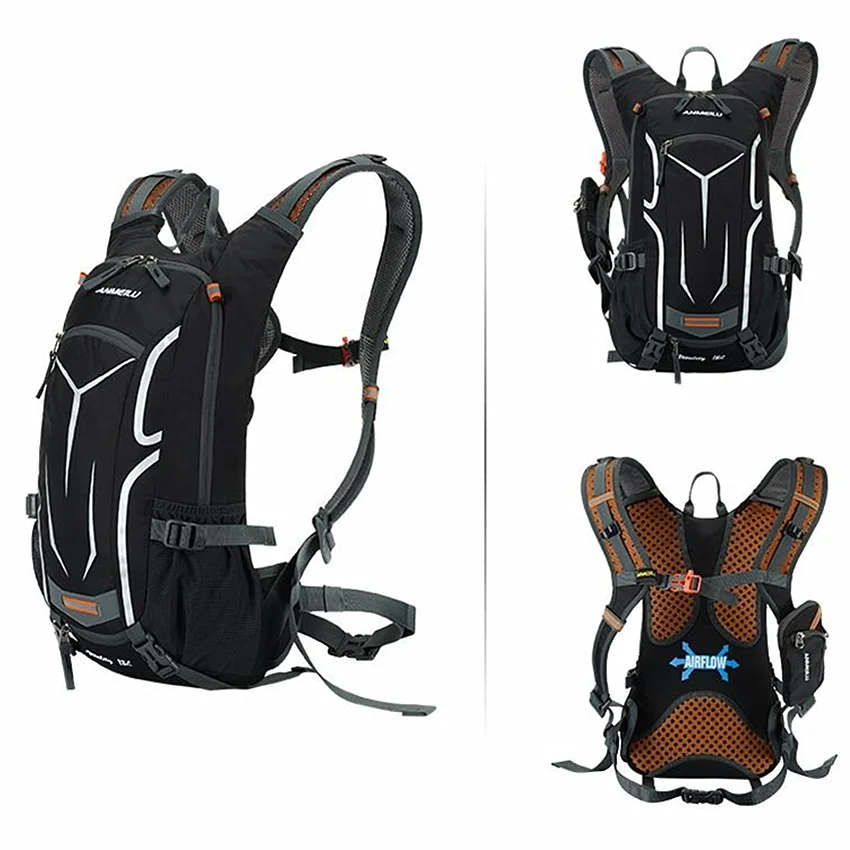 18L Cool Colorful Cycling Backpack Bicycle Bag with Rain Cover Breathable Sports Hiking Running City Gym Bags MTB Bike Backpack