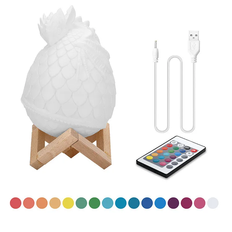 3D принт Ночной светильник светодиодный Домашний Настольный s домашняя спальня