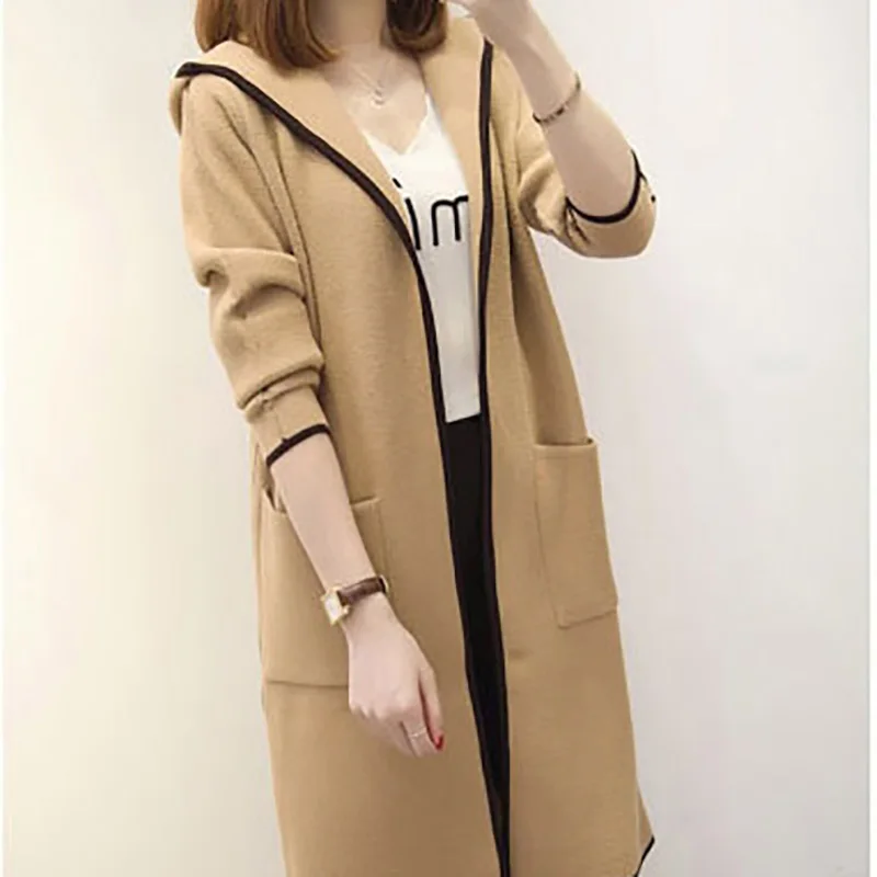 Betyline 2019 осень зима модные женские туфли Пальто Длинные Стиль карман шерстяное