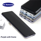 Дисплей Amoled для Samsung Galaxy S8, S8 Plus, G950, G950F, G955fd, G955F, G955, ЖК-дисплей с сенсорным экраном и рамкой