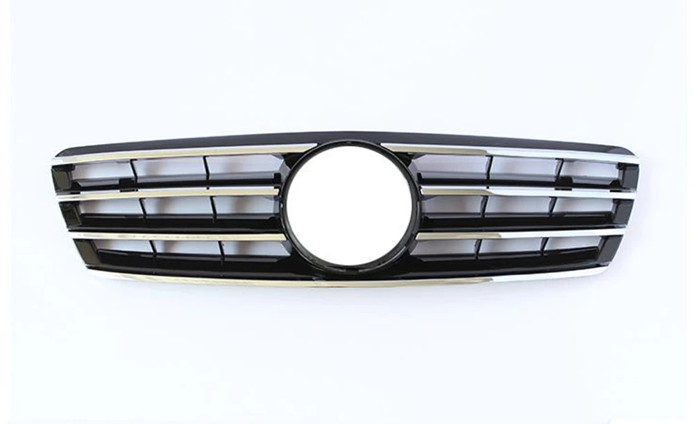 Решетка для переднего бампера автомобиля 4 контакта Benz W203 глянцевая черная