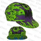 Женская летняя велосипедная Кепка из полиэстера, зеленая, фиолетовая, с волнистым узором, женский головной убор для шоссейного велосипеда, 2021