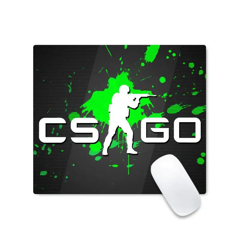 

CS go Gamer Speed Mice Retail Small Rubber Mousepad Mouse pad Desk Protect Game Officework Mat Non-slip Laptop Cushion mousepad