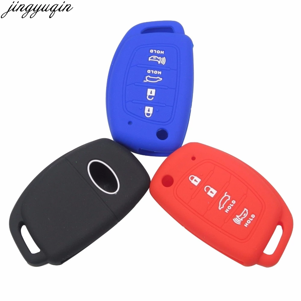 Дистанционный Складной автомобильный чехол для ключей силиконовый Hyundai Mistra Santa Fe