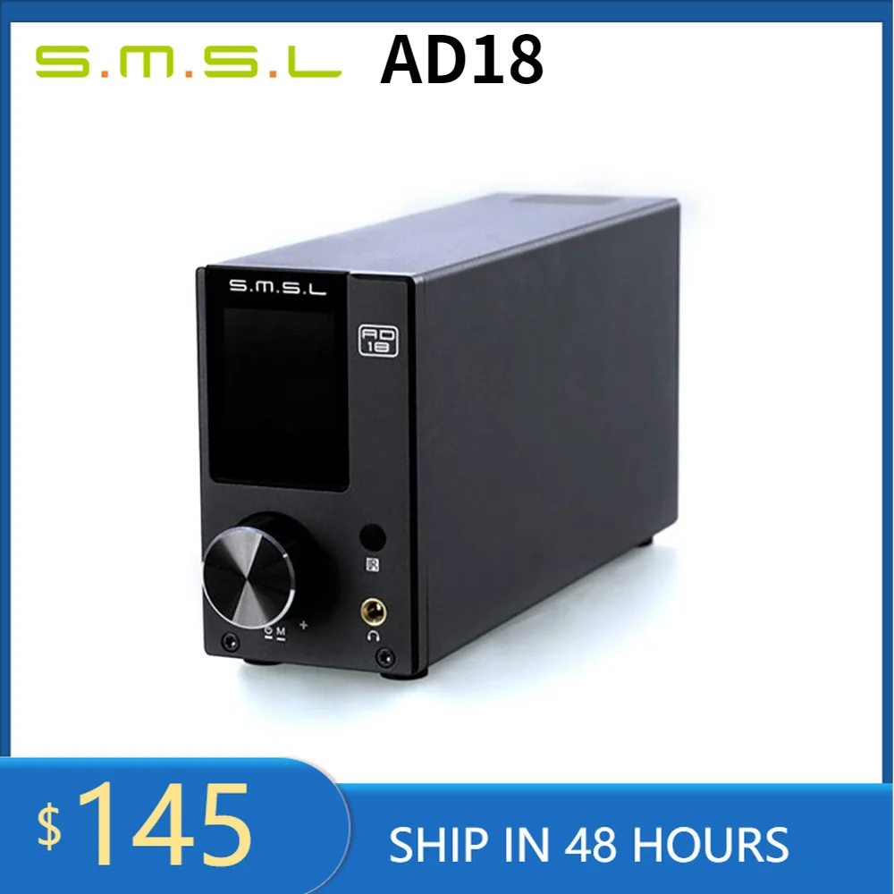 SMSL AD18 80W2 Bluetooth 4 2 Hi-Fi USB DSP цифровой усилитель мощности ЦАП-усилители звука |