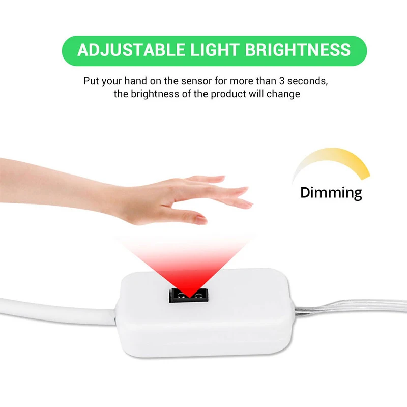 Растительный растительный светильник светодиодный s Гибкая растущая лампа для